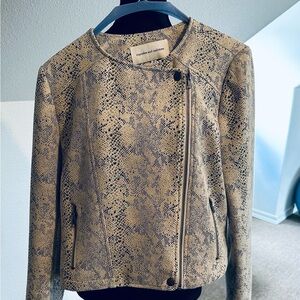 Cupcakes & Cashmere Cream and Black Utility Jacket